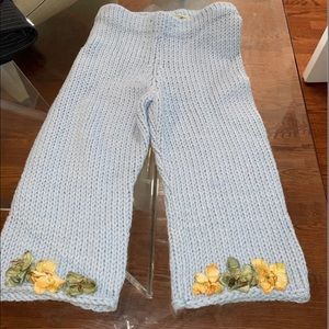 Girls Size 6 Italian Sweater Pants NWT